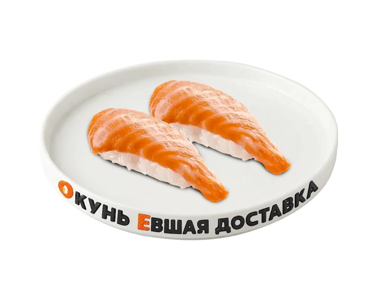 Суши лосось 2 шт